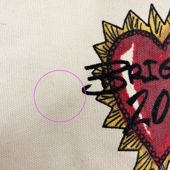 Brighton Love Of Art Dove Heart Canvas Multicolor Zipper Pouch Wallet - Picture 6 of 6